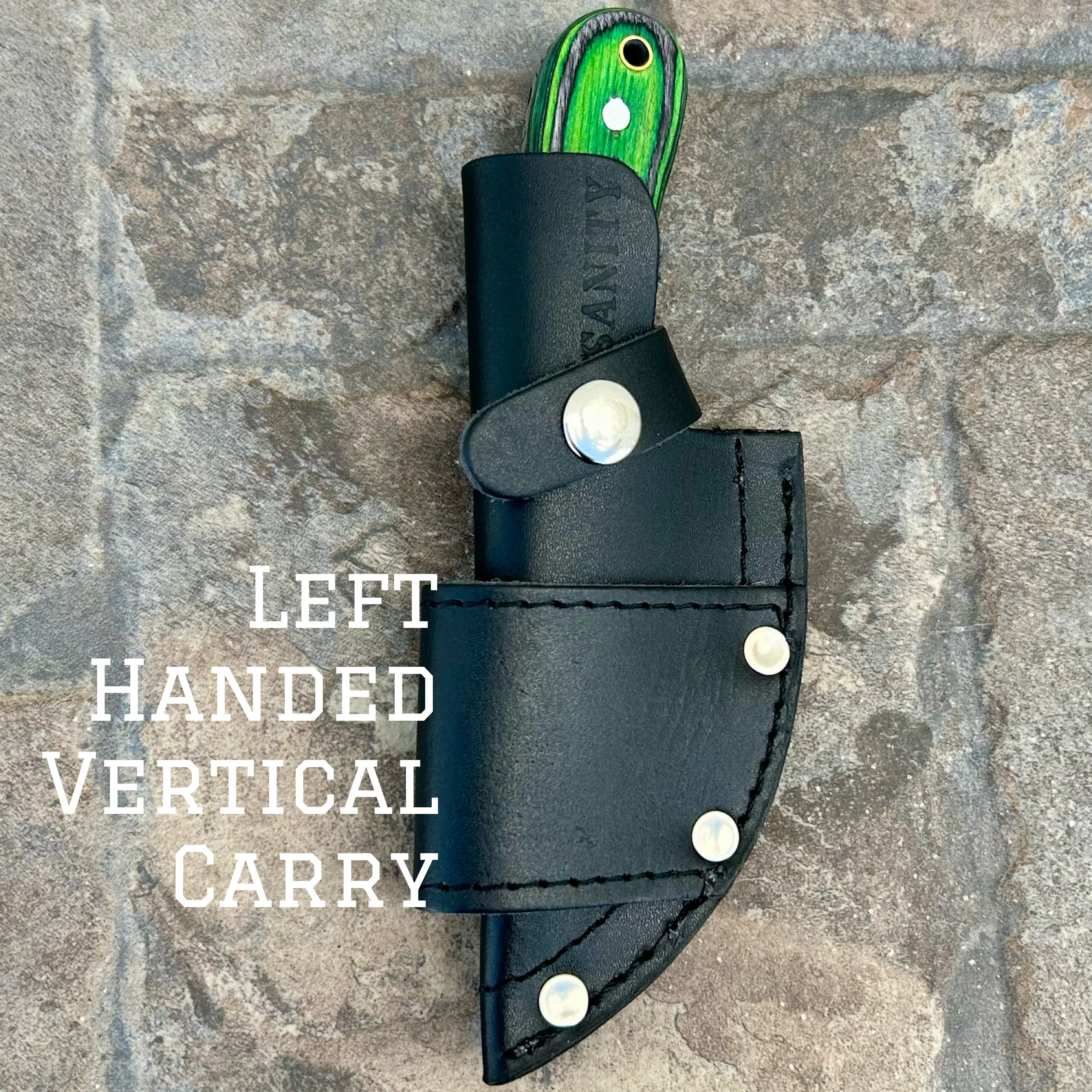 7” Jesse James - Green and Black  - D2 Steel - Horizontal & Vertical Carry - JJ008 - Image 6