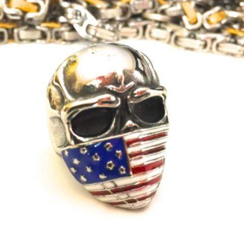 American Flag Mask Skull - SLC73 CLEARANCE - Image 3