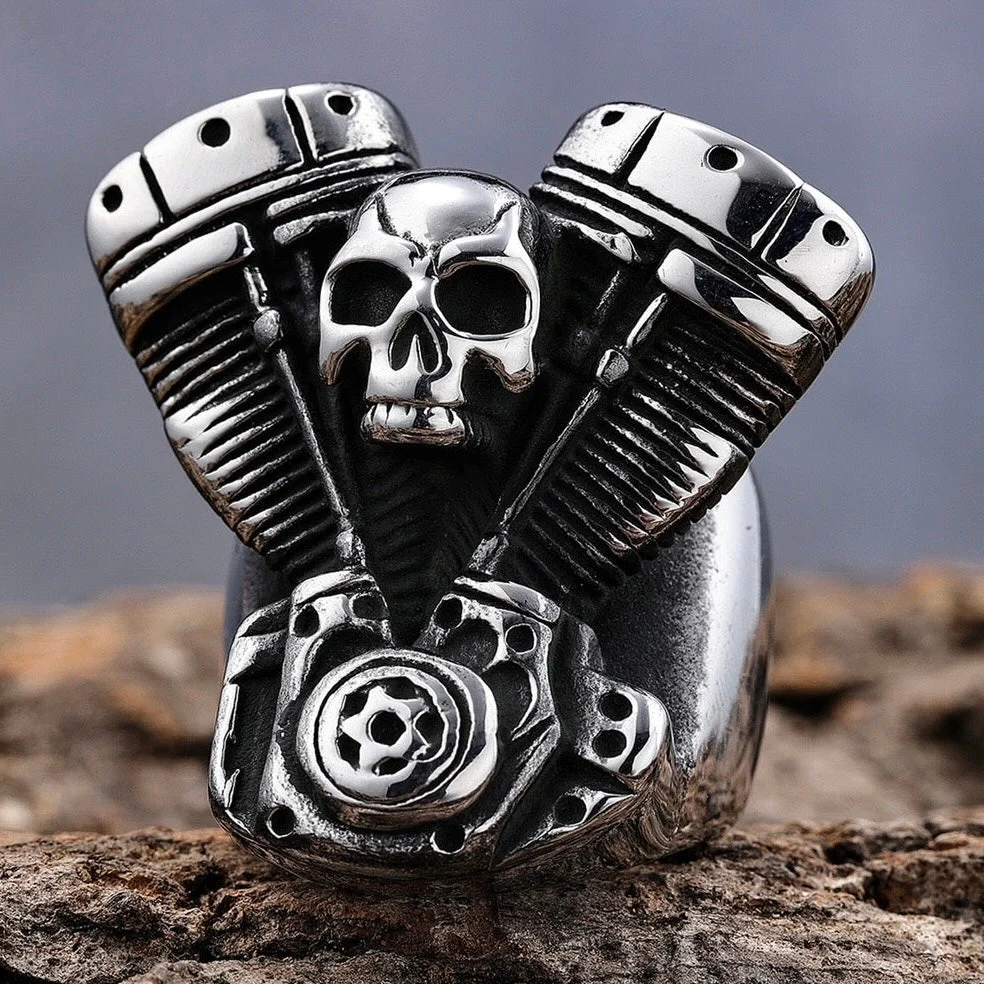 "Bone Crusher" - V-Twin & Skull - R17 - Image 3