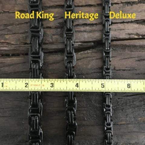 Daytona Necklace - Black - Deluxe - 1/4 inch wide - Image 4