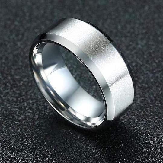 Sanity’s Band Ring Collection - Rose Gold Steel Ring - R59 - Image 5