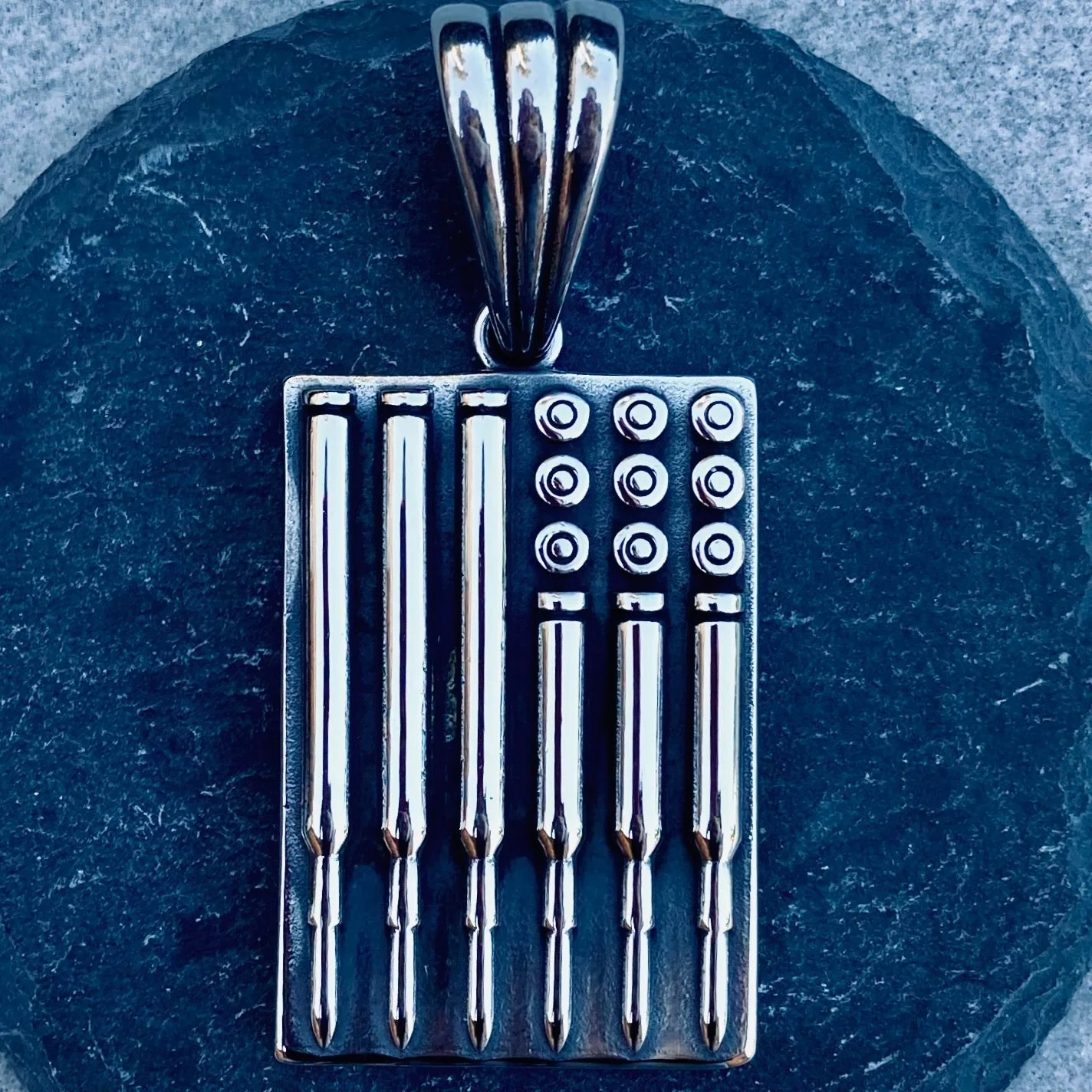 American Flag Shell Casings Pendant Only - SLC284 CLEARANCE - Image 4