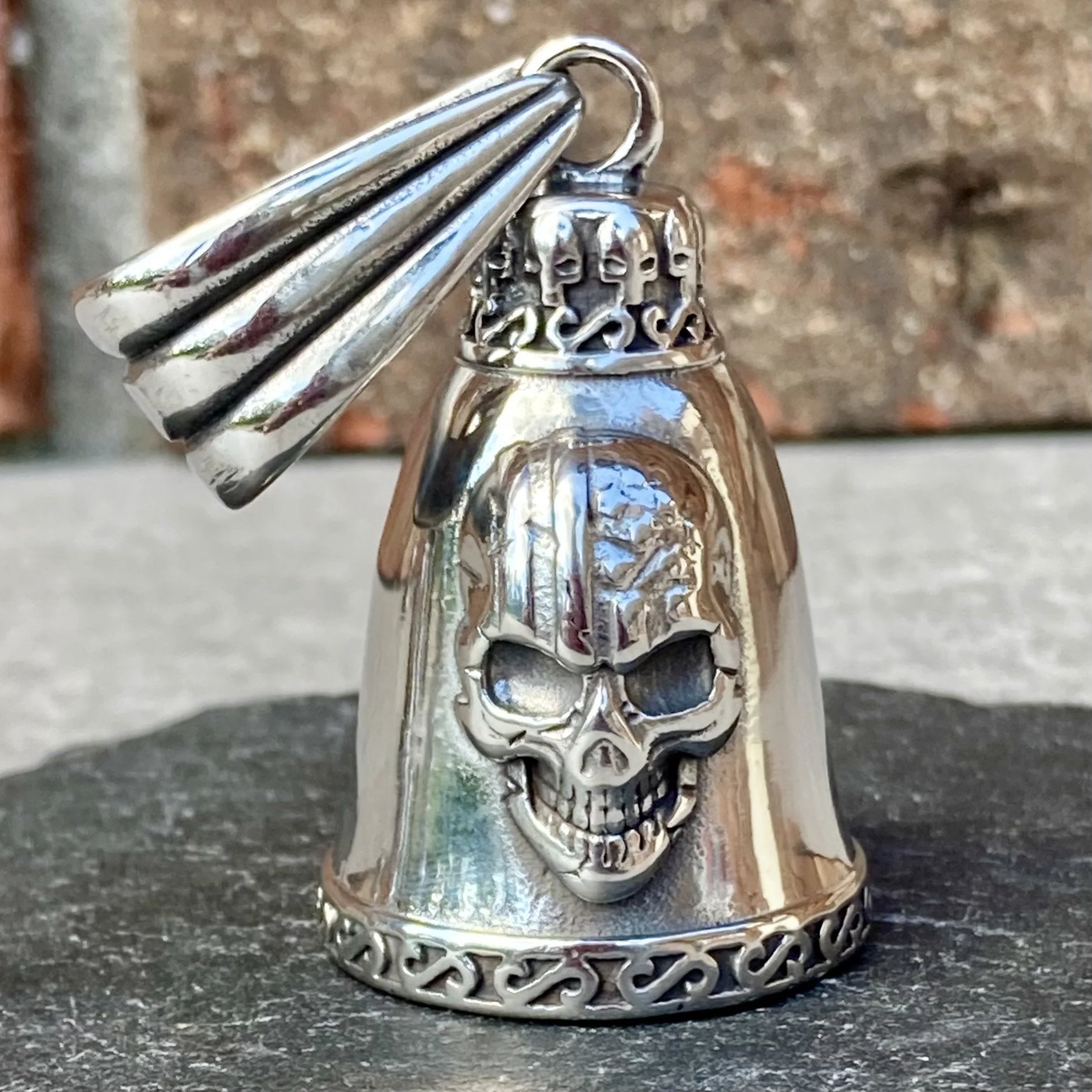 Guardian - Gremlin Bell - American Flag Skull - GB25 - Image 3