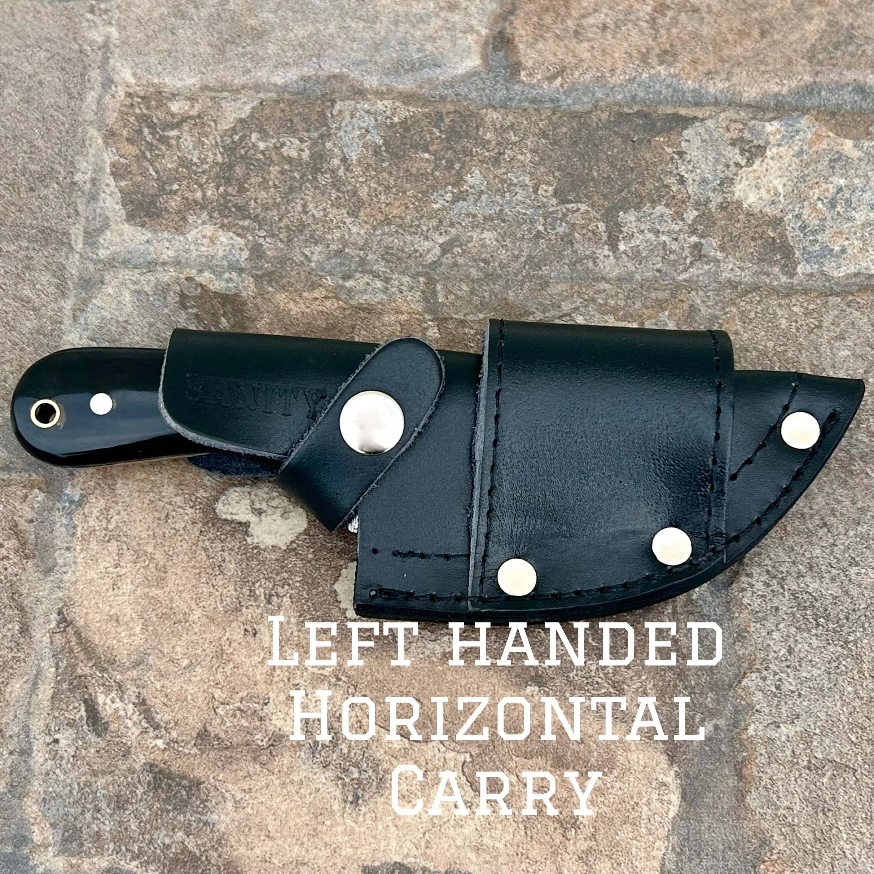 7” Jesse James - Buffalo Horn - D2 Steel - Horizontal & Vertical Carry - JJ002 - Image 4
