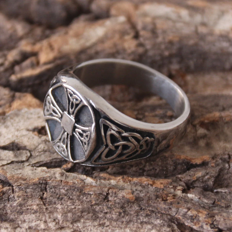 Cross Ring - Celtic Cross - R85 - Image 4